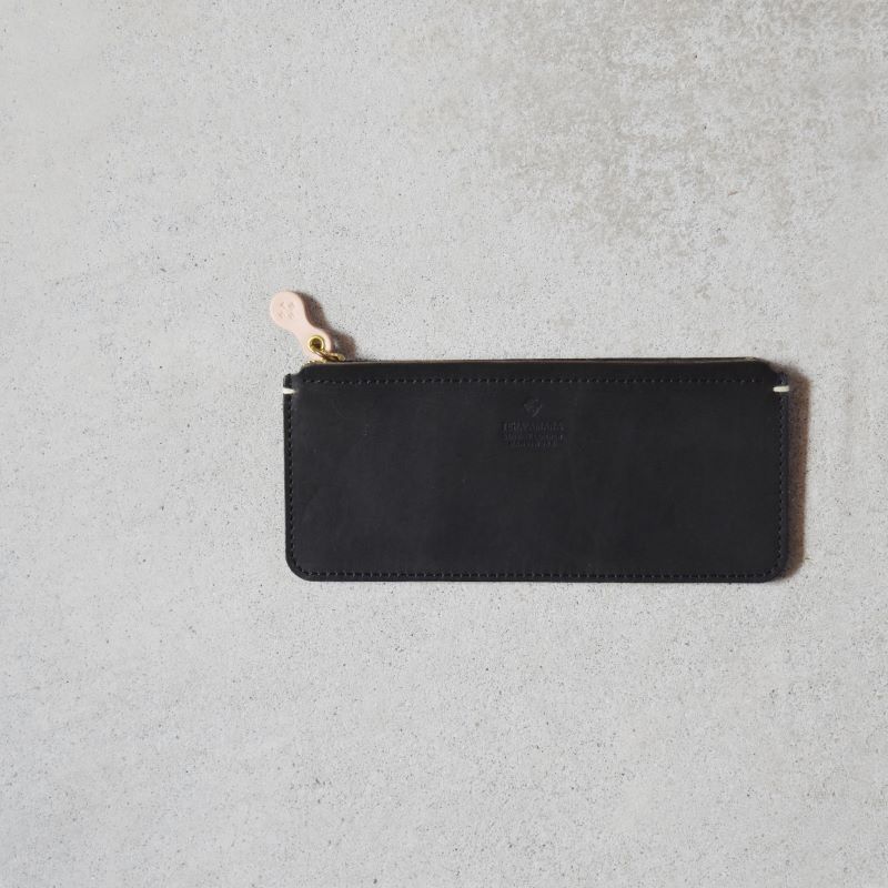 Teha’amana Square pencase Smoke テハマナ スクエアペンケース スモーク ブラック 革 皮 雑貨 おしゃれ レザー 本革 こだわりの逸品 地域特産品 ギフト 自分用 人気