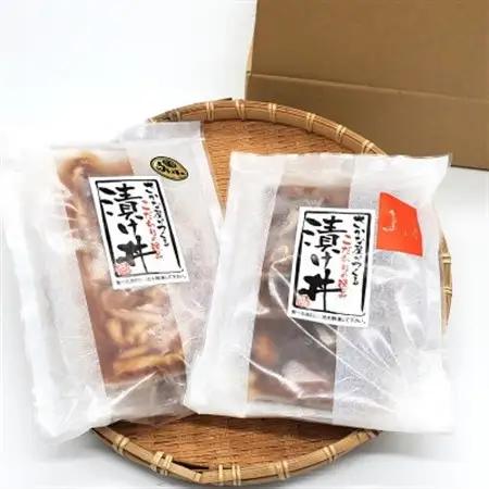 魚屋自家製　山陰の海鮮漬け丼(ヒラマサ、白イカ)2種×各3パック入 酒の肴に海鮮丼に茶漬けに飯ともに【配送不可地域：離島】【1226701】