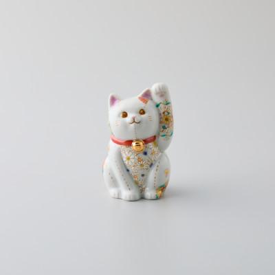 ふるさと納税 能美市 九谷焼　まねき猫　左手　煌細文まねき猫　南杏佳作