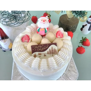 クリスマスケーキ 生クリーム15cm　十勝産原料【12月19日より順次発送】_菓子・スイーツ ケーキ  _【配送不可地域：離島】【1251295】