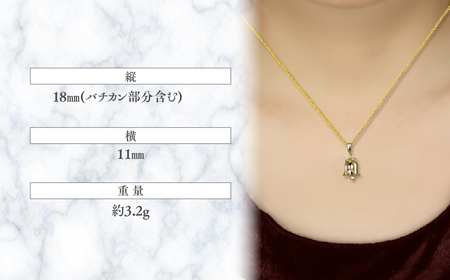 ダイヤモンド ペンダント スズランベル K24 純金  （21123）