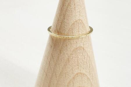 K10 極細スジ リング（ハンドメイド）【11号】 // K10 K10リング