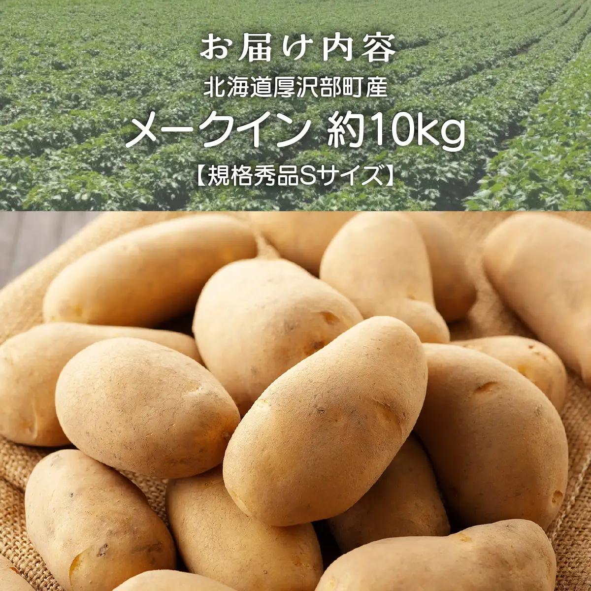 【2026年9月下旬より発送】北海道厚沢部町産 メークイン 約10kg【規格秀品Sサイズ】 ASO029