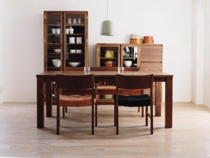 フレックス ウッドダイニングテーブル154 ウォールナット