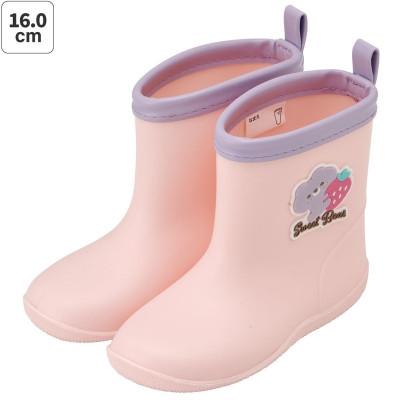 ふるさと納税 奈良市 キッズ ワッペン付きレインブーツ 16cm  RIBTW16【Sweet Bear】 672101