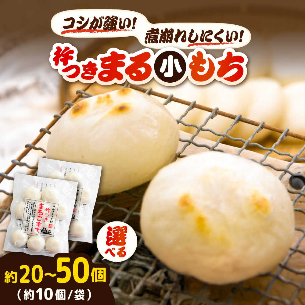 【ふるさと納税】杵つきまるこもち 300g （約10個入り）2袋～5袋 | 杵つき もち まるもち ミニサイズ お正月 大晦日 餅 ぜんざい ハレの日 島根県雲南市/株式会社吉田ふるさと村[AIBB014]