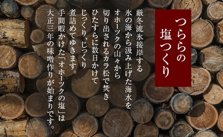 オホーツクの塩 1kg×2個 あら塩 [ 国産 塩 オホーツク 手作り おにぎり 料理 ]