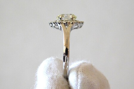 【ふるなび限定】【一点もの】Pt950　ベリーライトイエローダイヤ（1.027ct）リング　M21　K06153-H　FN-Limited-SP