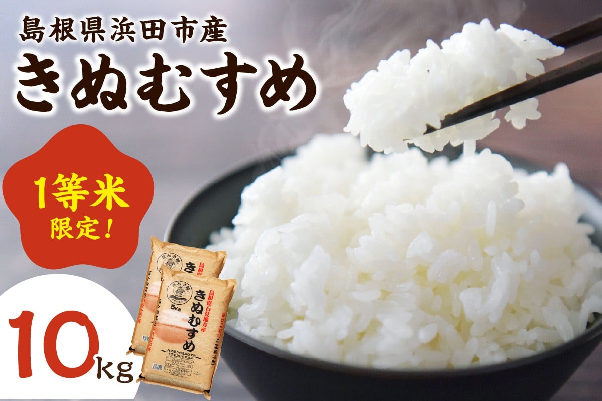 
                  【令和7年産】浜田市産きぬむすめ10kg お取り寄せ 特産 お米 精米 白米 ごはん ご飯 コメ 新生活 応援 準備 10キロ 10kg 10キロ【197_1957】
                
