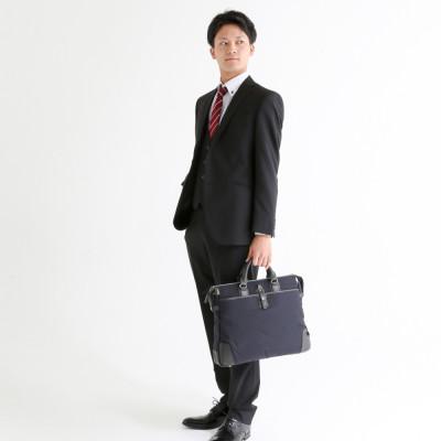 ふるさと納税 豊岡市 豊岡鞄　For The Blue Soft Briefcase Dブルー |  | 03