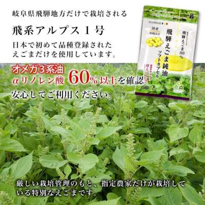 ふるさと納税 飛騨市 飛騨えごま純油　ソフトカプセル　6袋(90粒入り)約180日分 |  | 03
