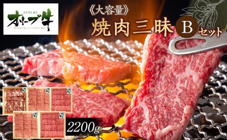 ≪大容量≫オリーブ牛焼肉三昧Ｂセット | 国産 オリーブ牛 牛肉 焼肉 食べ比べ 焼肉 赤身 肩ロース カタ 肉 お肉 人気
