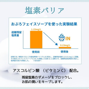 炭酸泡 洗顔料 おぷろフェイスソープ（150g）×2本 ｜ 酵素入 ナノボール内蔵 無添加 塩素バリア機能も
