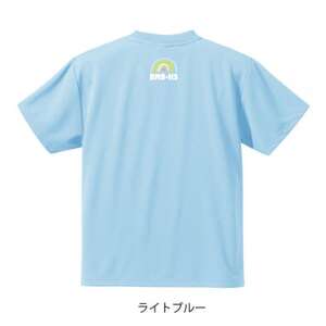 JTTA公認　卓球ユニフォーム【男女兼用(ドライ):XLサイズ】ネバーバックダウンB　ライトブルー【1658145】
