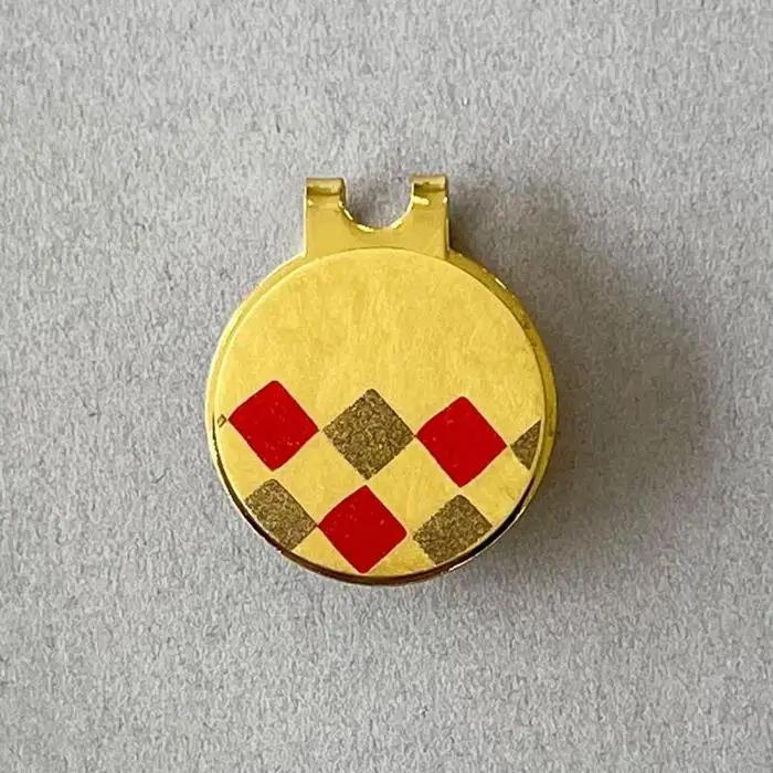 金箔 ゴルフボール マーカーセット(市松) 金沢箔 金箔使用 ゴルフグッズ 記念品 お土産