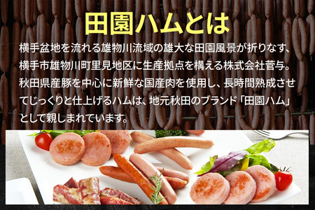 田園ハム ギフトセット【DA-M2】ロースハム 300g・ボンレスハム 400g・ペッパーボンレス 400g