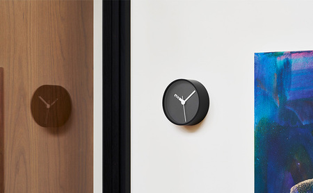 Extra Normal Clock / RM24-07 壁掛け時計 時計 Lemnos レムノス インテリア 民芸品 工芸品 工芸 伝統技術 壁掛け GY(グレー)