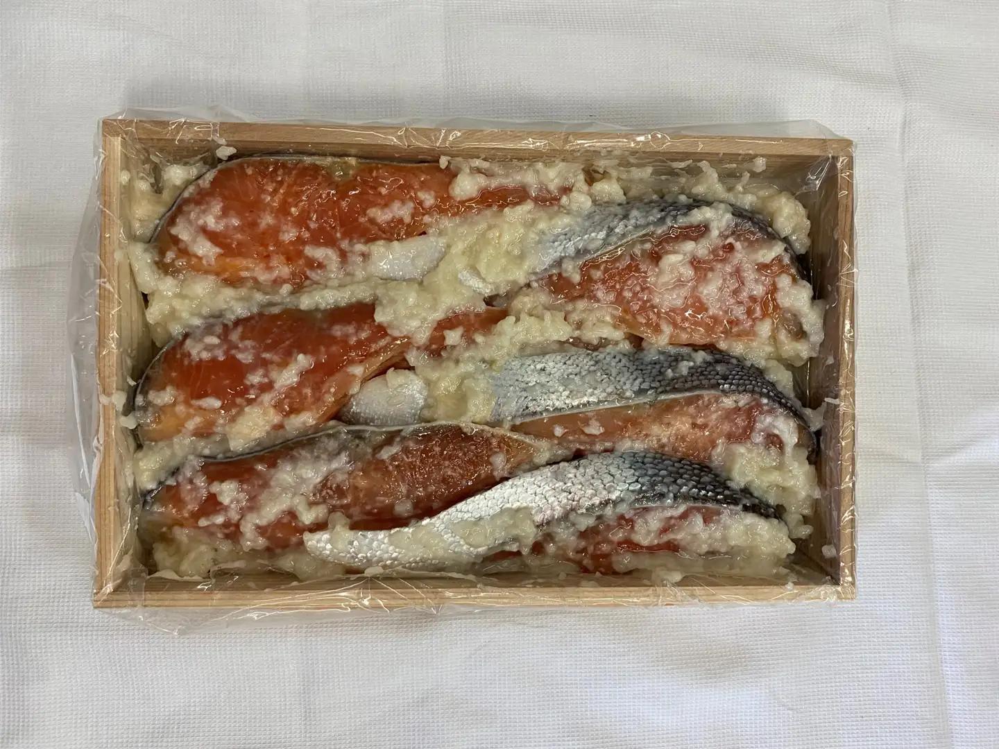 さけのこうじ漬け4切 | 鮭 こうじ漬け お取り寄せ グルメ おすすめ 人気 ご飯のお供 おかず 新潟県 五泉市 こうじ漬専門店 かさはら
