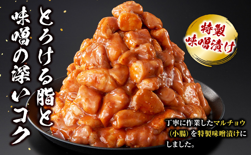 ＜訳アリ＞牛マルチョウ　特製味噌漬け　1.8kg(300g×6）【2026年8月発送】