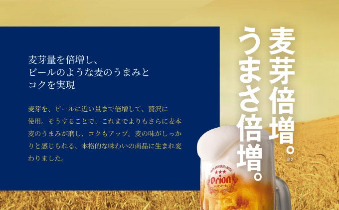≪ オリオン麦職人　500ml × 24缶 6回定期便 ≫ 24缶 24本 定期便 発泡酒 オリオンビール 麦職人 ビール 沖縄 豊見城市 母の日 父の日 ギフト お歳暮 お中元 誕生日 贈り物 プレ