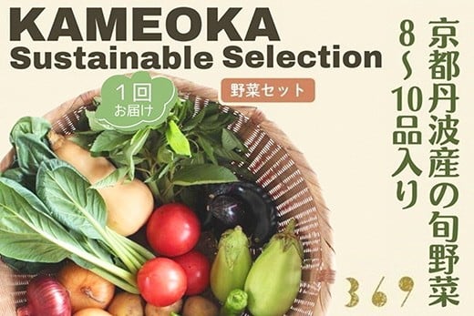 
＜３６９商店＞京都丹波産旬の野菜セット　※全て栽培期間中農薬・化学肥料不使用※
