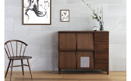 【開梱設置】高野木工 レッチェ 105マガジンラック WN【10年保証】