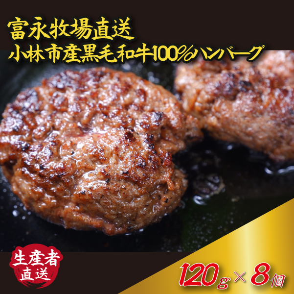 【C061】【自社農場和牛】富永和牛手作りハンバーグ（ハンバーグ 牛肉 牛肉100% 国産 調理済）