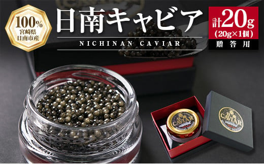 
日南CAVIAR「キャビア」計20g　魚　魚介　国産 F10-191
