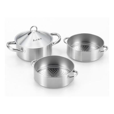 ふるさと納税 燕市 菰田欣也 飲茶蒸し鍋(16cm 3段)×1個 |  | 02