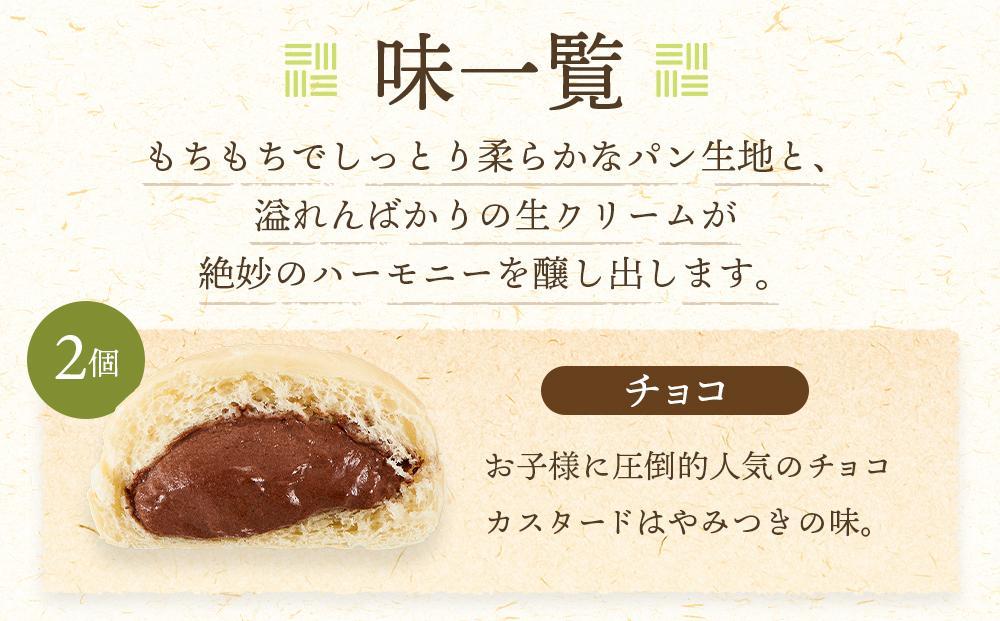 【定期便全6回】＜究極のふわとろ食感＞清水屋 生クリームパン 12個 3種（カスタード・生クリーム・チョコ）