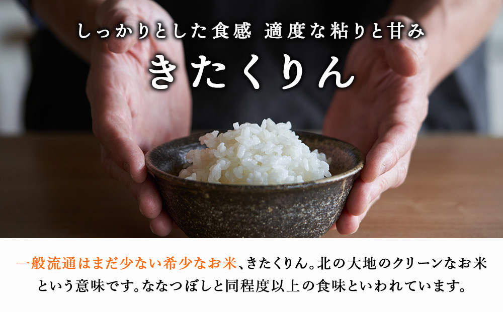 【定期便 12カ月】北斗米きたくりん5kg お米 こめ 精米 白米 ごはん ブランド米 国産米 北海道産 東神楽町
