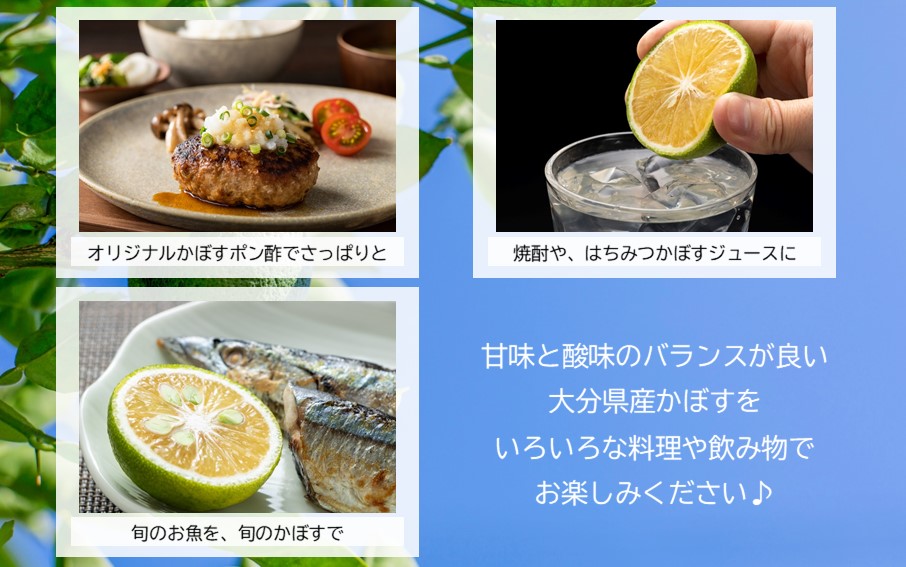 【訳あり】大分県産 露地かぼす 4kg_2612R-2