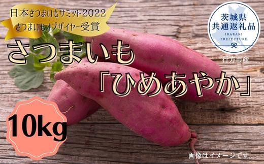 さつまいも「ひめあやか」約10kg（2025年産）（茨城県共通返礼品・行方市産） ／ さつまいも さつま芋 サツマイモ 薩摩芋 甘薯 ひめあやか 10kg 野菜 茨城県 送料無料