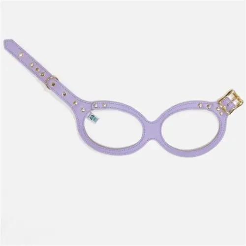 メガネハーネス【LLサイズ】ライラック ゴールド金具(本革製) kazama premium【1482991】