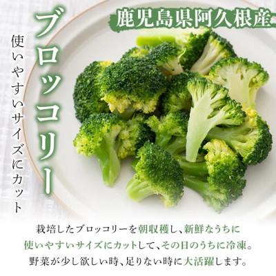 ふるさと納税 阿久根市 《先行予約受付中!2025年12月より順次発送》鹿児島県産 冷凍ブロッコリー 計2kg |  | 01