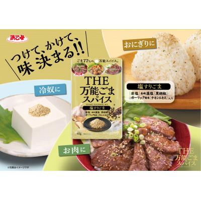ふるさと納税 弥富市 かけるだけの簡単手軽!万能ごまスパイス 塩すりごま40g(10個セット) |  | 02