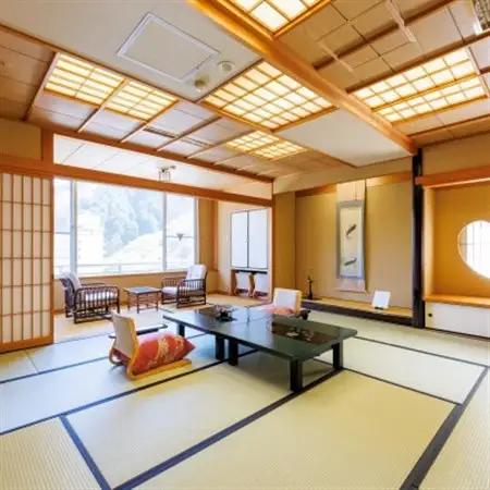 湯村温泉 朝野家 和室(10畳) 一泊二食付宿泊券(2名様ペア・平日限定)【1040272】