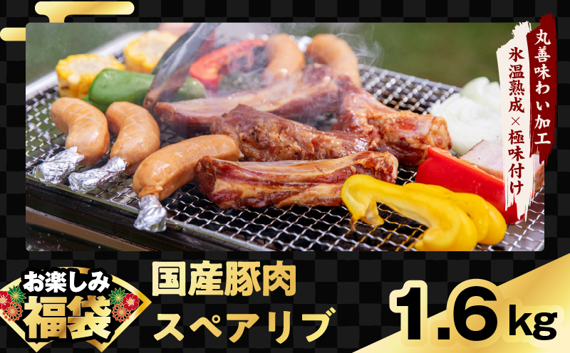 肉福袋 4種 3.8kg 焼肉セット（牛肉 切り落とし／牛ハラミ／豚肉 スペアリブ／鶏肉）【氷温熟成×極味付け 焼くだけ 食べ比べ ふくぶくろ お楽しみ 簡単調理】
