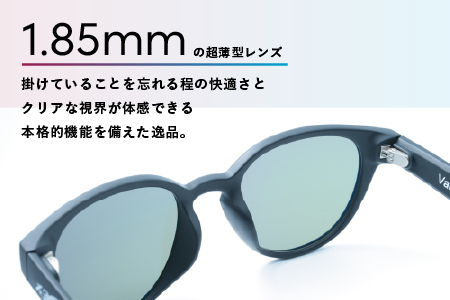 鯖江で作るガラス偏光サングラス 136-Glass VARUNA ガーネットミラー/グレー	