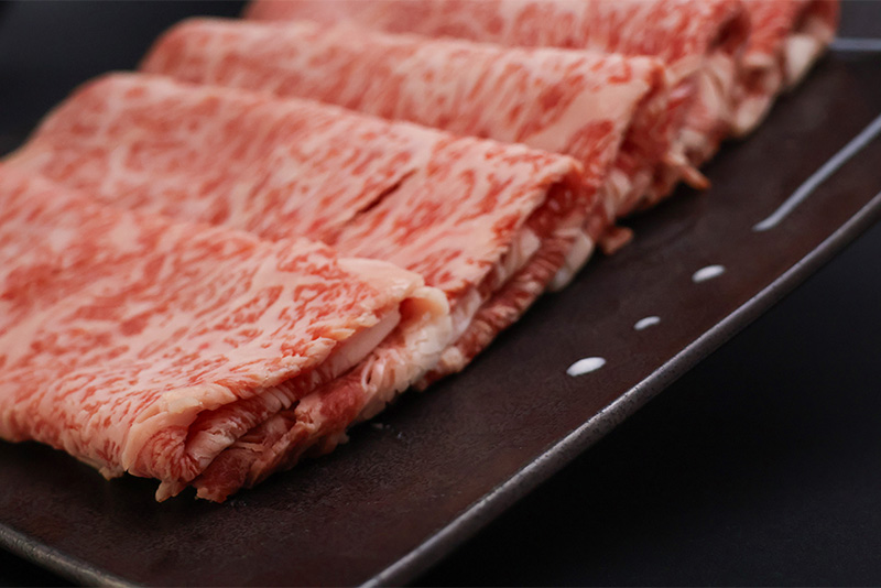 「幸生牛」すき焼き用 （ロース） 1kg（500ｇ×2）