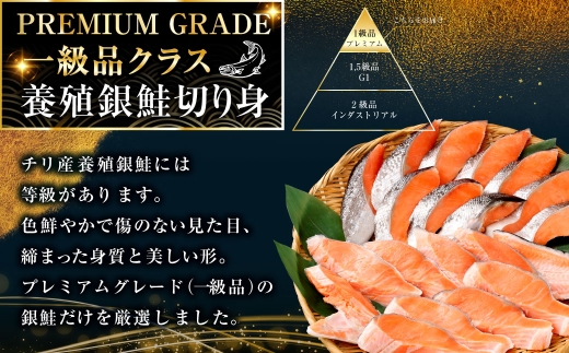 【2026年12月発送】旨味抜群！！第三弾！キングサイズの甘塩銀鮭 厚切 5切×4パック！ 20切 ふるさと納税 鮭 F5F-0035