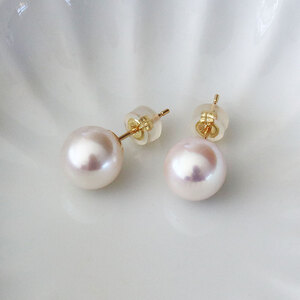 真珠 ピアス 大粒 9.5～10mm K18 アクセサリー 18金 あこや 真珠 本真珠 伊勢志摩 志摩 志摩産 ギフト パール 母の日 ホワイトデー クリスマス 入学式 卒業式 成人式 結婚式 記念