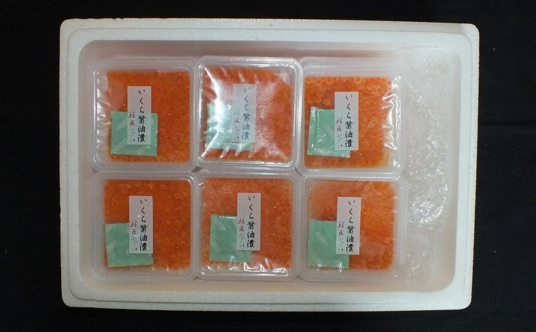 【北海道根室産】＜鮭匠ふじい＞いくら醤油漬50g×24P D-42056