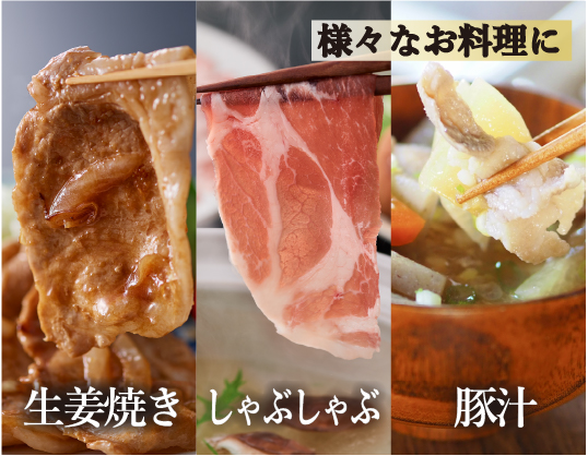 【定期便・全3回】豚肉満足定期便（国産 豚肉 大容量 小分け 定期便）_イメージ3