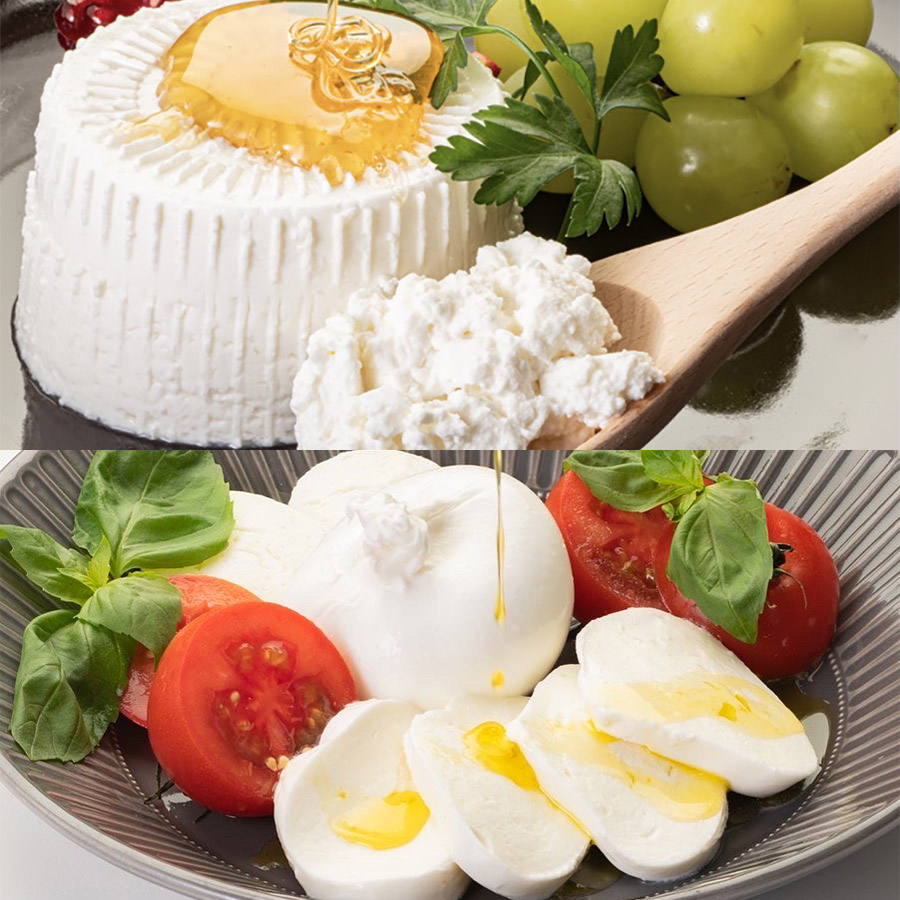 ＜ITALCHEESE＞「リコッタ300g」＆「モッツァレラ250g」セット