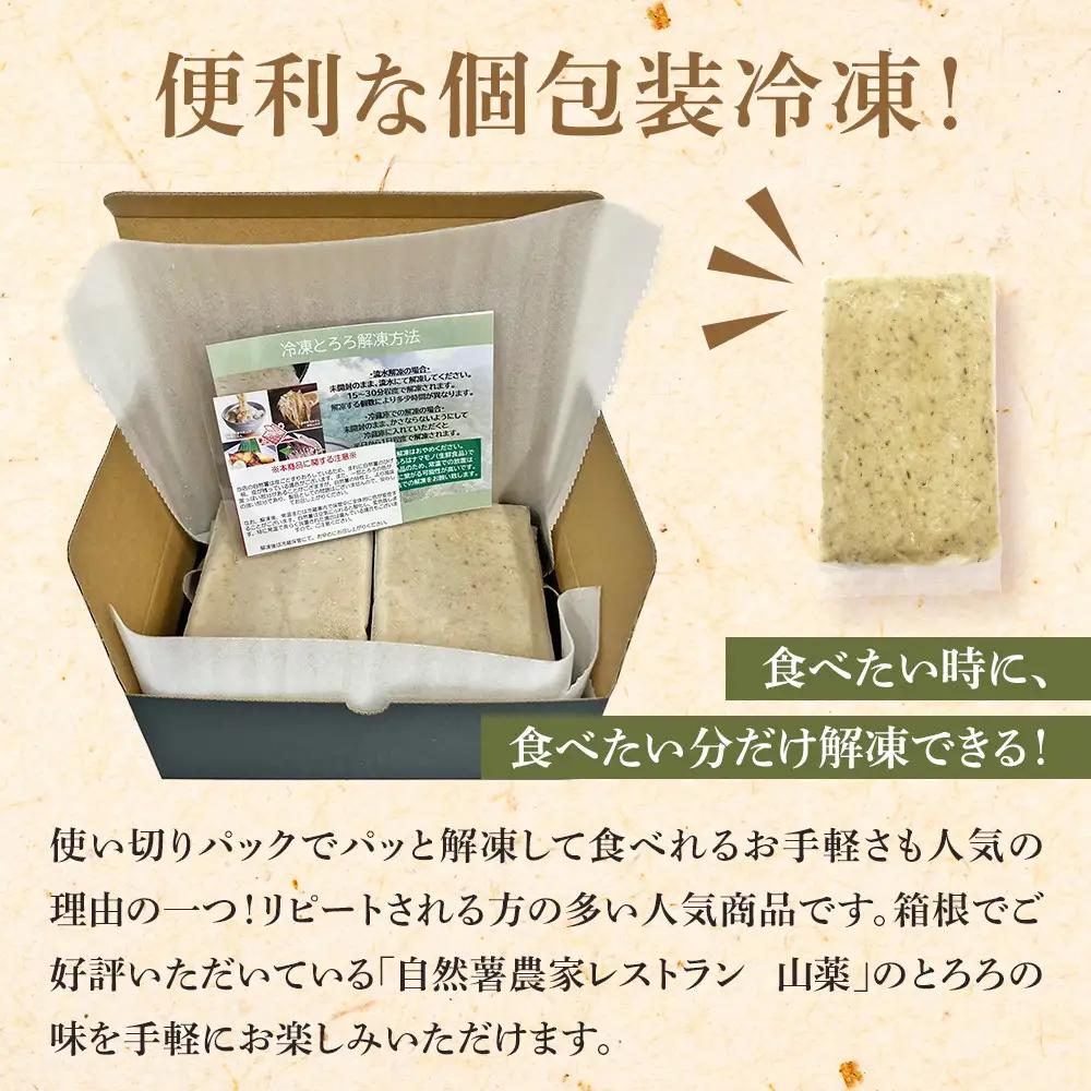 解凍するだけ！毎日の新しい健康習慣に！自然薯味付とろろ100ｇ３０ｐセット【とろろ 極上とろろ 山芋 箱根 お家用 家庭用 国産 セット商品 自然薯 味付とろろ 神奈川県 小田原市 とろろ】