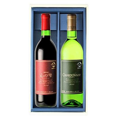 ふるさと納税 穴水町 穴水町産　能登ワイン720ml　赤白2本セット(雫&amp;シャルドネ)