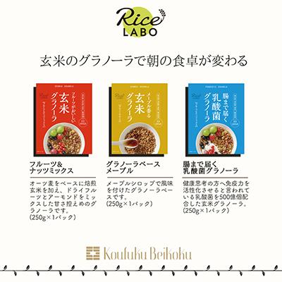 ふるさと納税 枚方市 玄米 グラノーラ 6種 アソートパック |  | 01