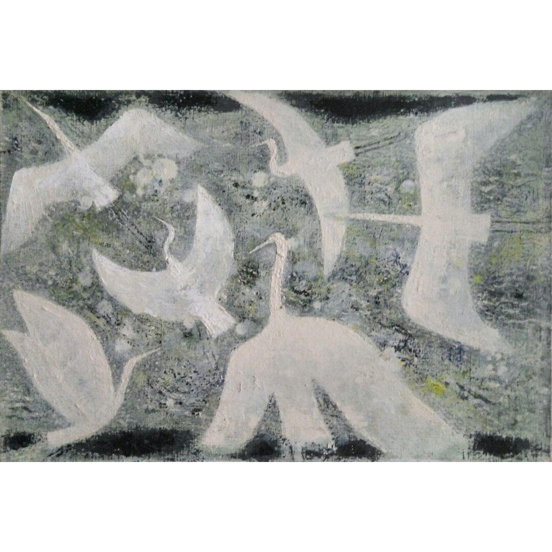 【ふるさと納税】 【 限定 1点 】群舞 絵画 絵 アート アトリエ 飛動庵