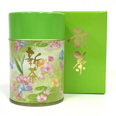 ふるさと納税 袋井市 深蒸し新茶《大走り》新茶缶90g